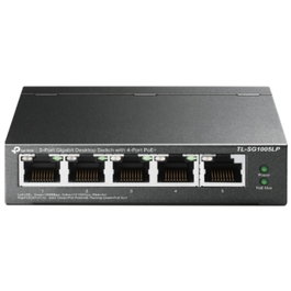 TP-Link TL-SG1005LP Switch Gigabit de 5 Puertos con 4 Puertos PoE+